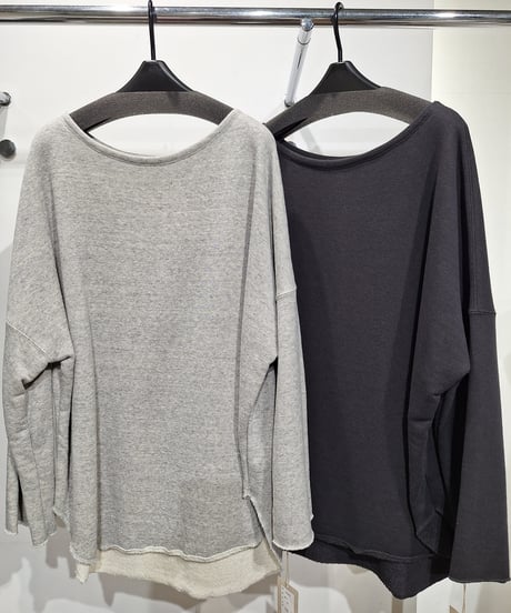 【cafune】535955　cotton lyocell wide pullover