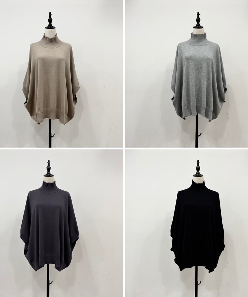 siro 2025autumn&winter】R543103 highneck poncho