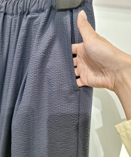 【LeMélange 26SS】  8623508 サッカー素材パンツ