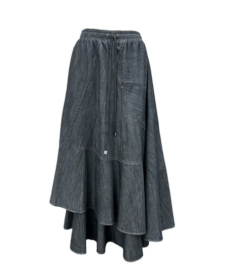 【ayane 26AW】  数量限定　856712　ダンガリー変形切り替えスカート