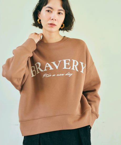 【ruxe 26AW】2634561 BRAVER-Print スウェット