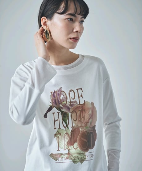 11【ruxe 26AW】 2633542 HOPEフラワーT