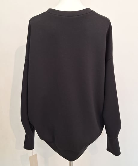【cafune】515923　double knit volume sleeve pullover