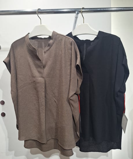 【MICELLE】1028603 スキッパーシアーシャツ