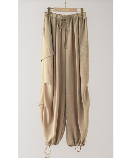 21【ruxe 26AW】  2633720 サテンカーゴパンツ