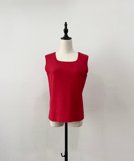 【siro de labonte】R613108 2way kami knit tank 30s/2silketcotton