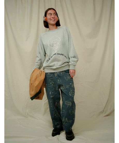 【HUMAROUS】 661807 "Many dogs tuck pants”