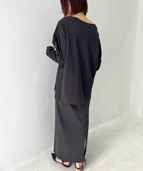 【cafune】525613 dry cotton tight skirt