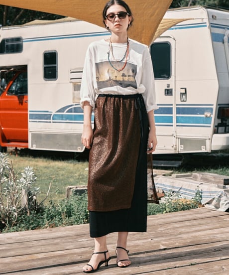 【Le Melange】8511010 『JHANKSON』x『LeMélange』コラボフォトプリント ロンT / 長袖T