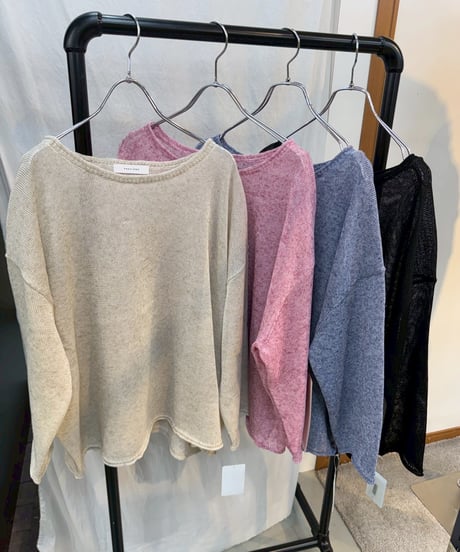 【cafune&PASSIONE 26SS】26964　メッシュニットプルオーバー