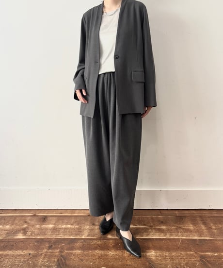 【siro de labonte】R613302 nocollar jacket
