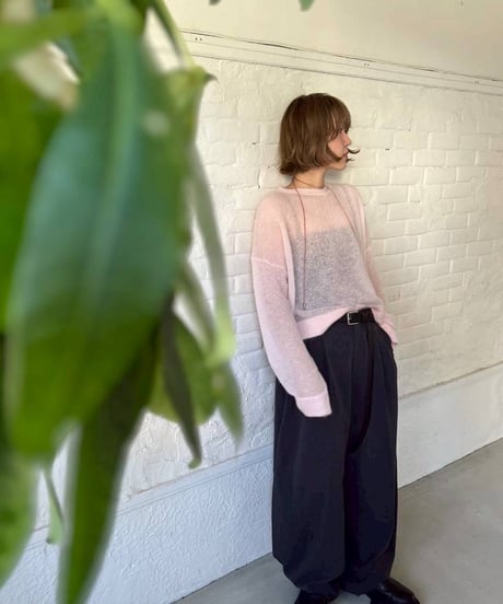 【PRIORITY 26AW】P67007KR モヘヤニット T