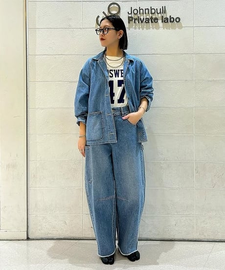 【JOHNBULL】JL251C08 コットンレーヨンナンバリングTシャツ
