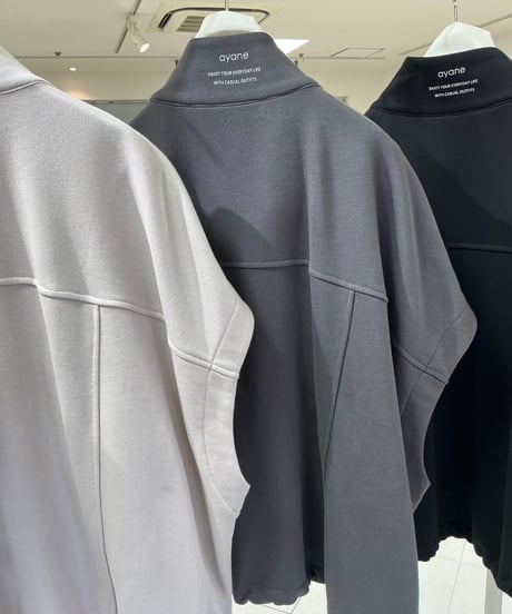 【ayane 26AW】  856736 軽量裏毛ゆったりベスト