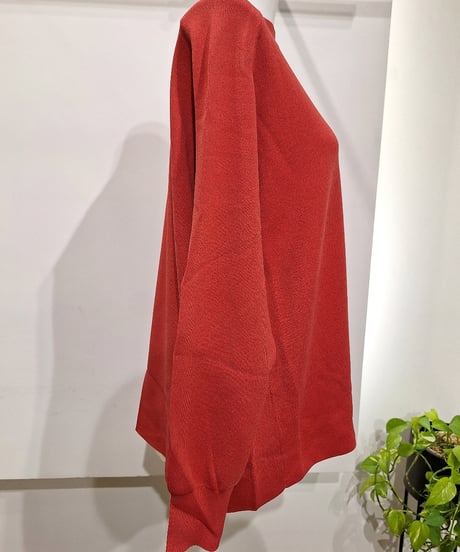 【ATELIER SIX】HL-11256310 ジャガード編モックネックプルオーバー