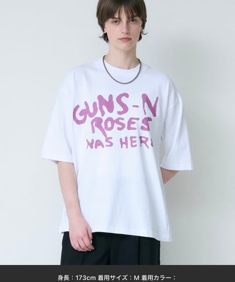 【JOHNBULL】 アーティストTシャツ（GUNS N＇ ROSES／WAS HERE） JT253C26