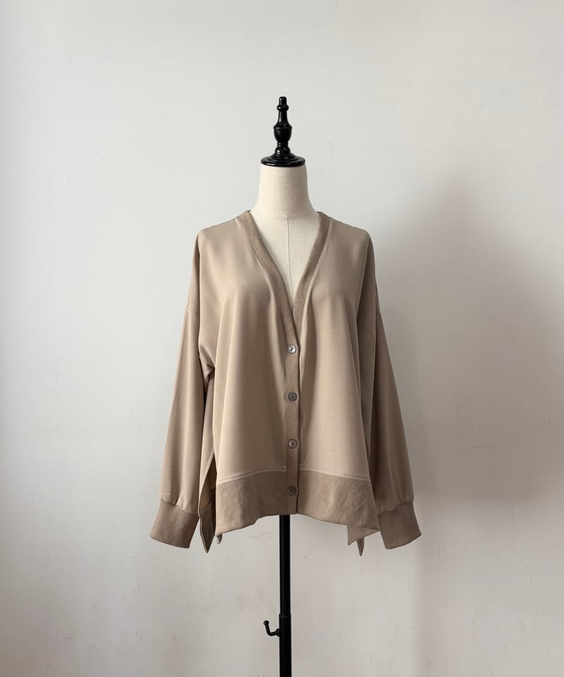 siro de labonte 26SS】R613312 wide cardigan lin