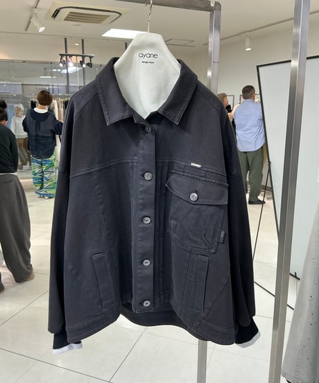 【ayane 26AW】  856705　グレイッシュデニムジャケット