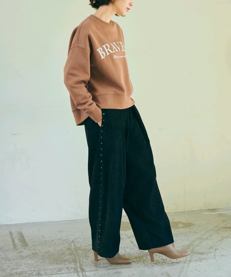 【ruxe 26AW】2634731 スタッズカーブパンツ