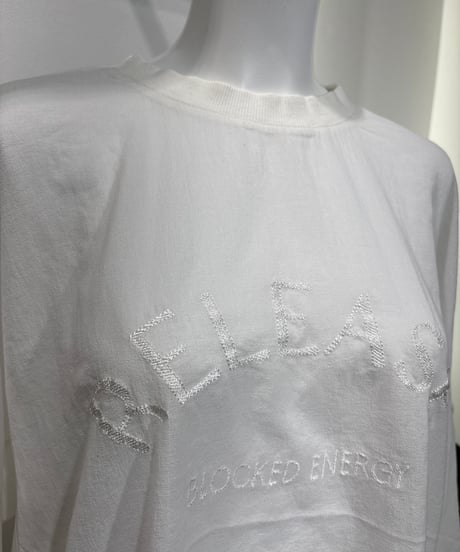 【PRIORITY】P521200S 刺繍ロゴシアーカットソー