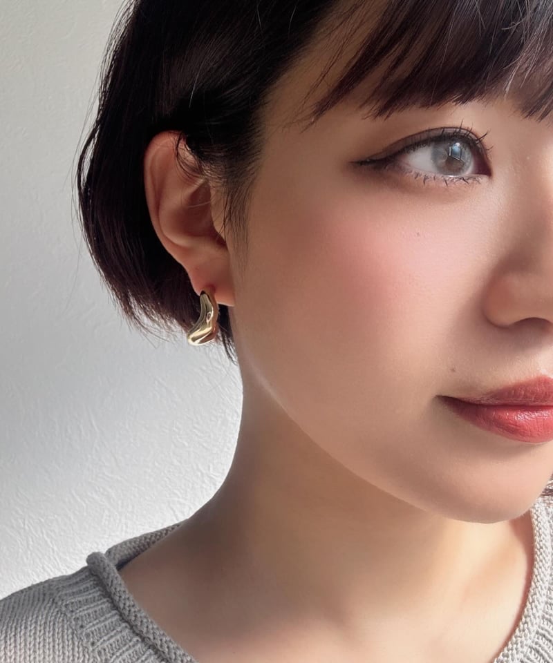 charmaer 26MID SUMMER】 236601 カーブフープピアス | sel