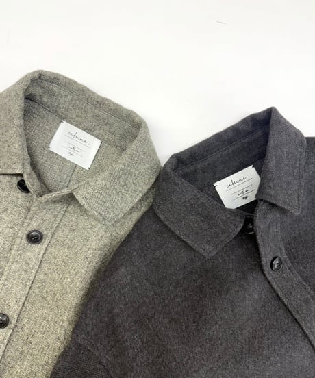 【cafune】545903 TWEEDY polyester back tuck shirt