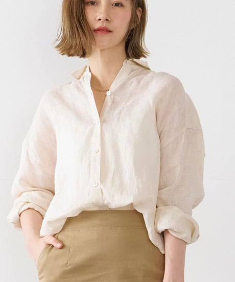 【MICA&DEAL】0125101057 リネンシャツ