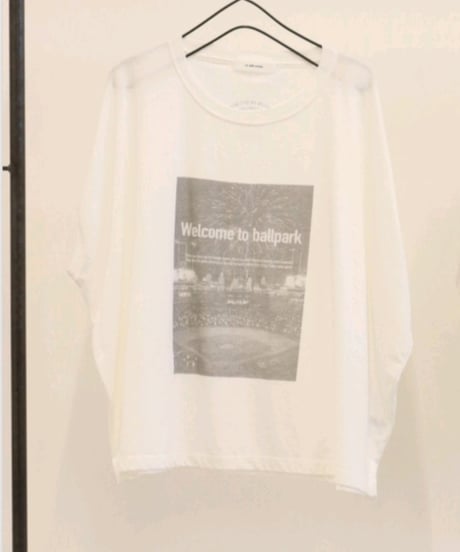 【Le Melange】8521010 モノトーンフォトTシャツ