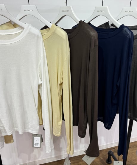【PRIORITY 26AW】 P67091TW シアーロンT