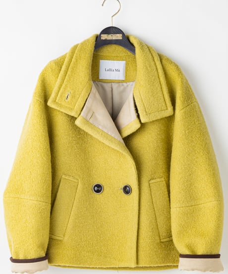 【Lallia Mu 26AW】2614210 ウールシープパイルショートコート