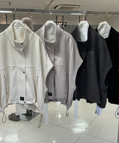 【ayane 26AW】  856736 軽量裏毛ゆったりベスト