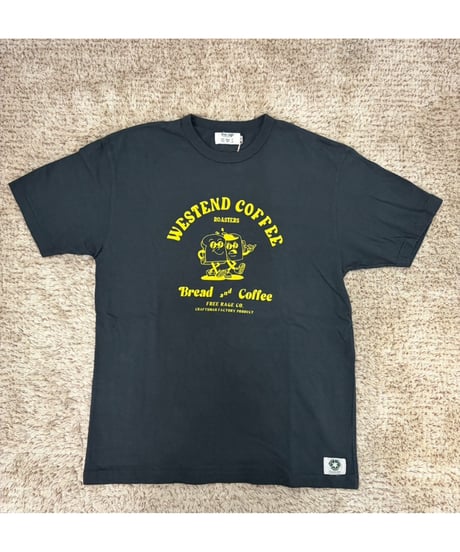 【free rage】 226AC817A WESTEND COFFEE ROASTERS Tシャツ(Bread and Coffee)
