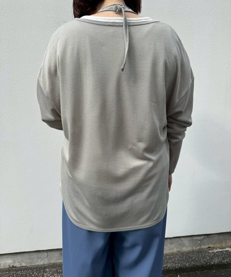 【fosi】  F3307　ホルターネックシアーカーディガン
