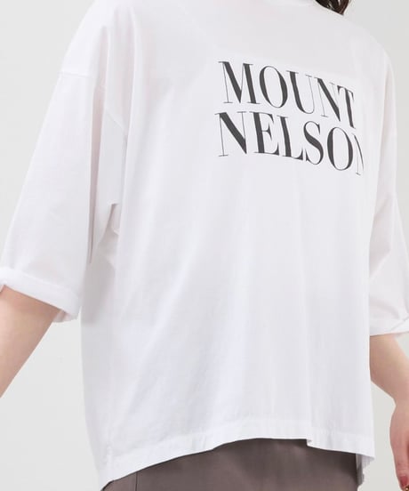 【MICA&DEAL】0125309216 "MOUNT NELSON"ロゴ5分袖T-shirt