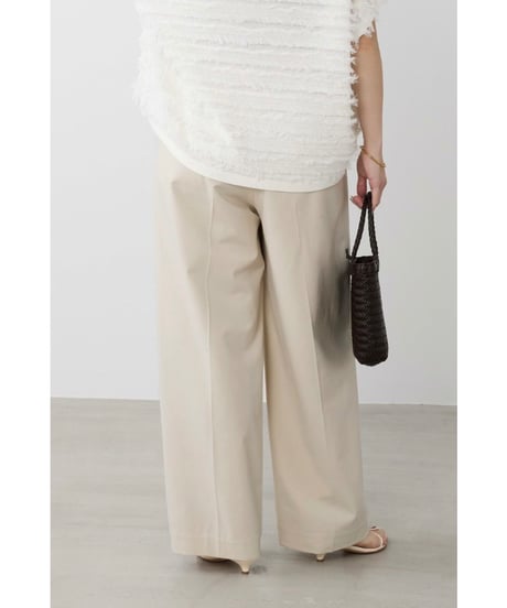【MICA&DEAL】 0126103013 ドライタッチワンタックパンツ