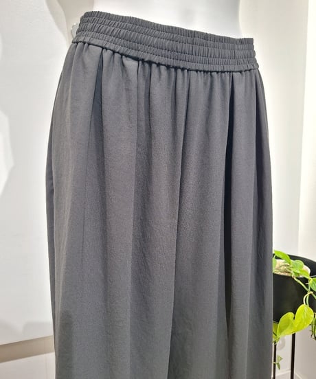 【cafune】625620 mat stretch georgette easy pants