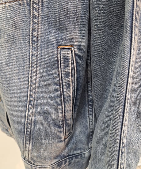 【cafune】515415 raglan sleeve denim jacket