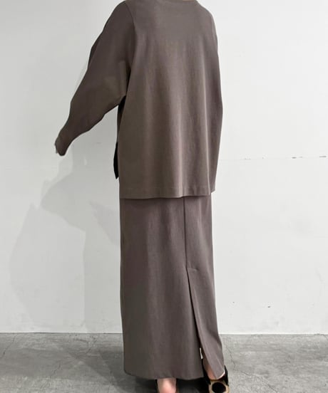 【cafune】525613 dry cotton tight skirt
