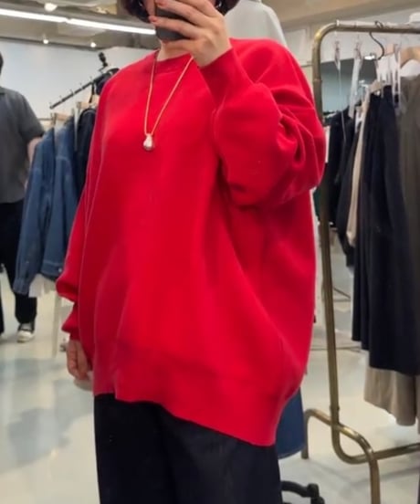 【cafune】  535963 sweat like relax pullover