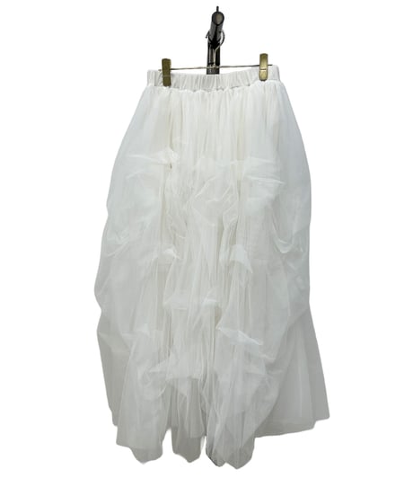 【ayane 26AW】 数量限定　 856703　タックチュールロングスカート