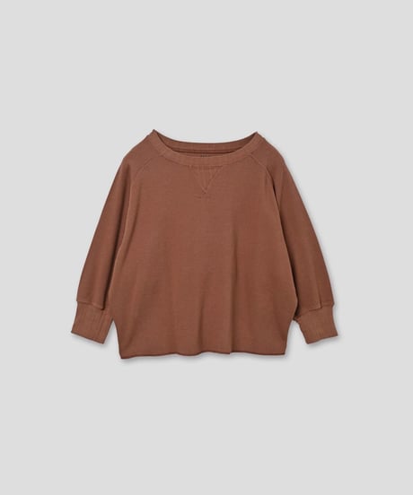 【kha:KI】MIL25FCS3467 HONEYCOMB 8th SLEEVE TOP