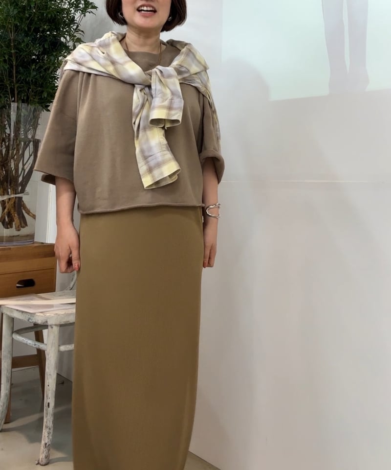 cafune】535614 rib tight skirt | selectshopB5