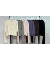 【PRIORITY 26AW】 P67059HW ミドルウェイトリブカーデ