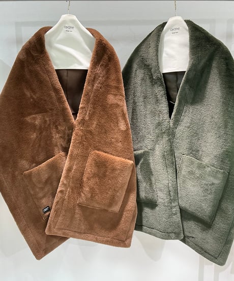 【ayane 26AW】  856754  ４WAYムートンショール