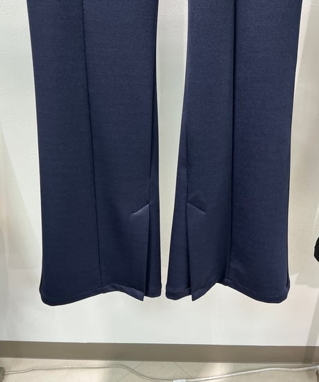 【ayane 26AW】 856727 ポリエステルポンチフレアパンツ