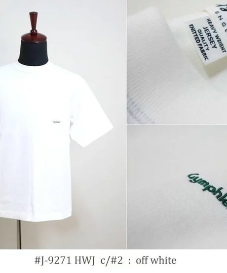 【Gymphlex】J-9271 HWJ ロゴ刺繍 半袖ビッグTシャツ MEN