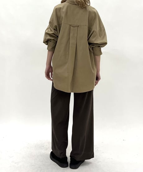 【cafune&PASSIONE 26PREFALL 】 36408　オックスオーバーシルエットシャツ