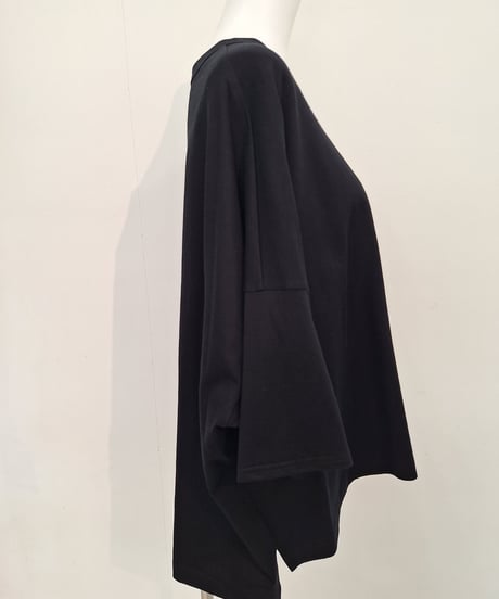【ATELIER SIX】 21254485 CLASSIC 8分袖天竺ロゴワイドT