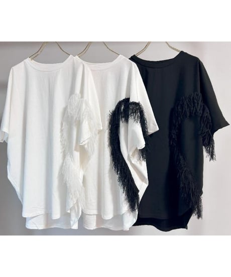 【MARGAUX VINTAGE】MHP CT - 003 💖fringe Tee