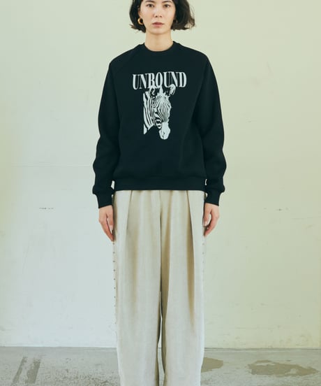 【ruxe 26AW】2634560 ZEBRA-Print スウェット